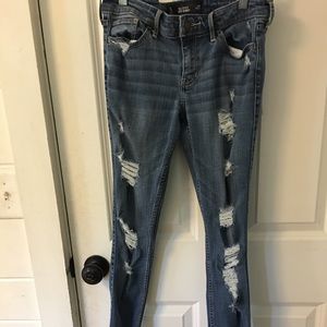 Hollister distressed jeggings